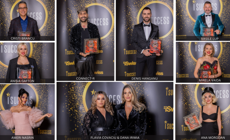 DENIS HANGANU – Protagonistul din ,,Clanul”, a devenit Actorul Anului 2022! Ce alte vedete au fost premiate la gala I Success Bucharest Edition