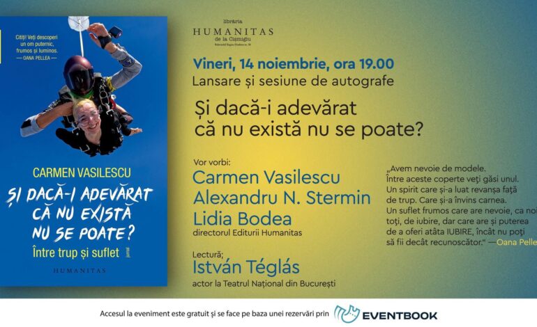 „Și dacă-i adevărat că nu există nu se poate? Între trup și suflet”, cartea tinerei care a hotărât să trăiască cum mulți nu îndrăznesc nici să viseze